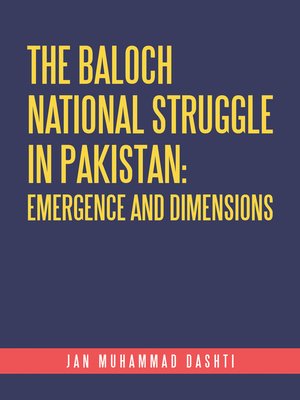 cover image of The Baloch National Struggle in Pakistan